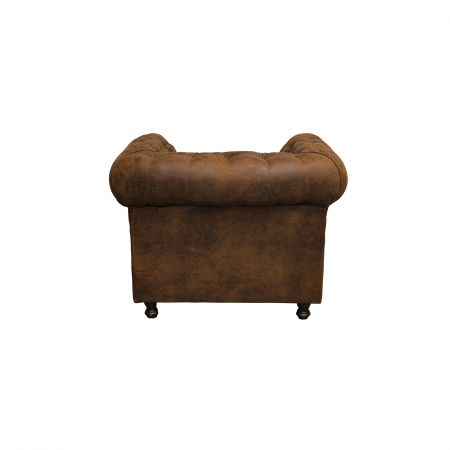 Fotoliu CHESTERFIELD fix, cu arcuri, 105x90x80 cm - ExpoMob [2]