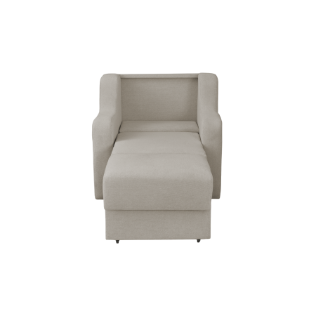 Fotoliu GINA II extensibil, cu arcuri si lada depozitare, crem, 95x100x95 cm [2]