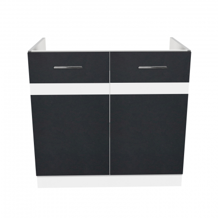 Corpuri Bucatarie - Masca chiuveta YANA, 2 usi, corp alb, 80x50x77 cm - ExpoMob