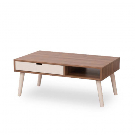 Masute Cafea - Masuta cafea GRS 2220, maro + bej, 110x60x15 cm - ExpoMob