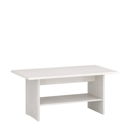 Masute Cafea - Masuta de cafea cu polita TIFFANY II, crem fineline, 110x60x50 cm