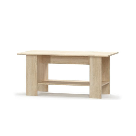 Colectia TIPS - Masuta de cafea TIPS, cu raft, stejar sonoma, 120x59x55,5 cm