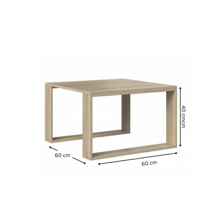 Masuta living CHILE, 60x60x40 cm - ExpoMob [2]