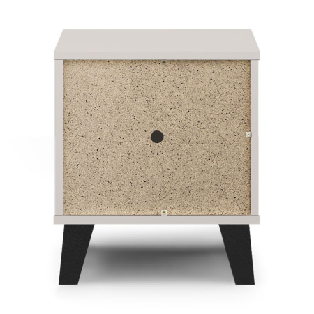 Noptiere - Noptiera BORG, 1 sertar, casmir, 40x38,8x45,6 cm