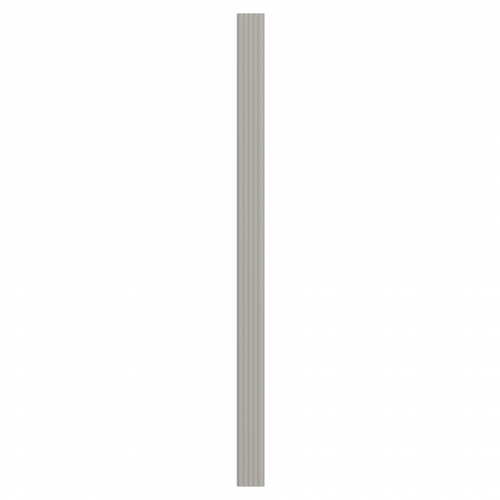 Riflaje decorative - Panou riflaj decorativ BIANCO, MDF, alb, 1,2x15,8x280 cm - ExpoMob