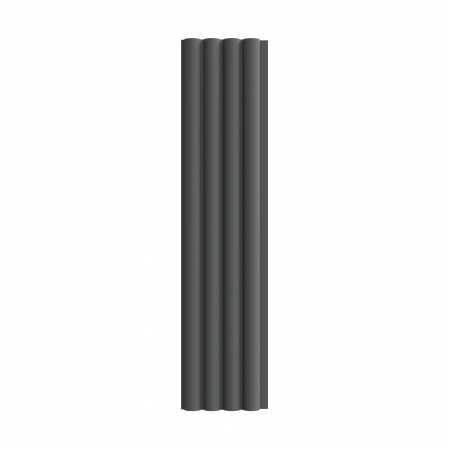 Amenajari Interioare - Panou riflaj decorativ STONE, MDF, gri, 1,8x10x280 cm - ExpoMob