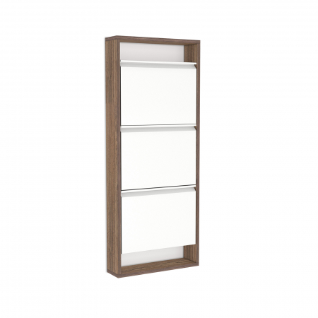 Pantofare - Pantofar HIDE, cu 3 rafturi, 50x15x124 cm - ExpoMob