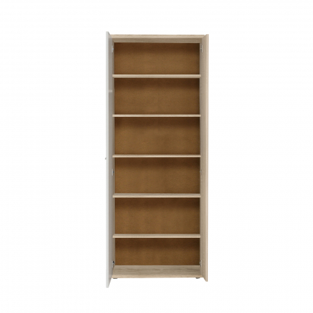 Pantofar NET106, cu 2 usi si 6 rafturi, corp sonoma, 68x179x34 cm - ExpoMob [2]