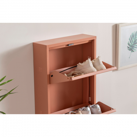 Pantofar TRIPLE, cu 3 rafturi, 55x15x100 cm - ExpoMob [1]