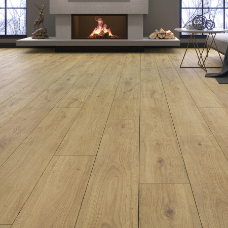 Parchet - Parchet laminat AR LARGE TOSKANA 8MM AC4, 2.3763 mp / cutie, beige - ExpoMob