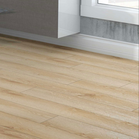 Parchet - Parchet laminat NL TREND OAK 8MM AC4 CL32, 1.8340 mp / cutie, beige - ExpoMob