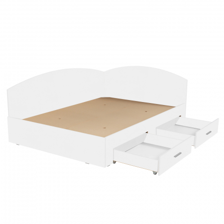 Pat Colt Alma 160x200 cm, cu 2 sertare laterale pe role - ExpoMob [4]