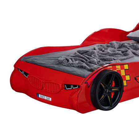 Paturi Copii Masini - Pat pentru copii masina ECO RACE, 90x190 cm - ExpoMob