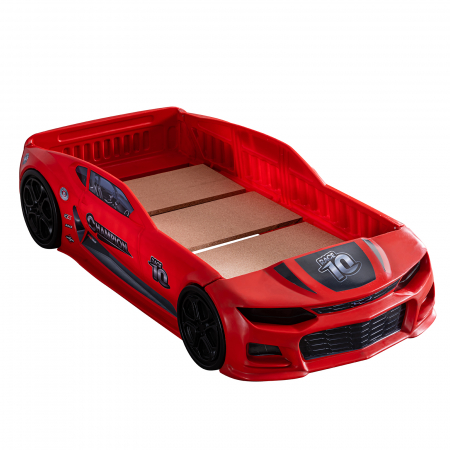 Pat pentru copii masina MINI CHAMPION, 70x140 cm - ExpoMob [4]