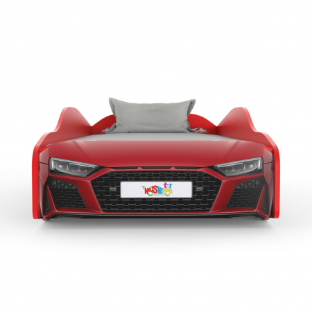 Paturi Copii Masini - Pat pentru copii masina ULTRA ECO RED, 90x190 cm  - ExpoMob