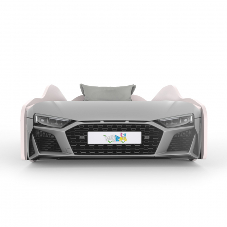 Pat pentru copii masina ULTRA ECO RED, 90x190 cm  - ExpoMob [3]