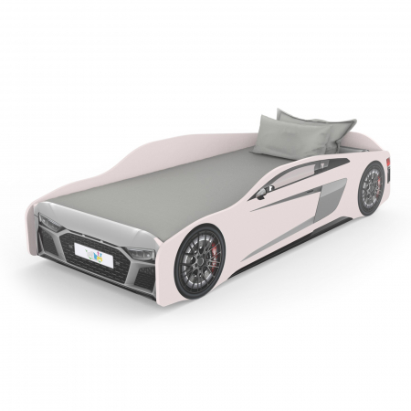 Pat pentru copii masina ULTRA ECO RED, 90x190 cm  - ExpoMob [1]