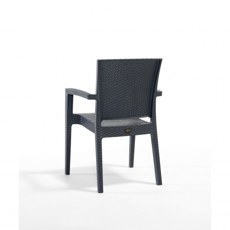 Scaun de gradina PARIS, model ratan, 62x58x88 cm - Expomob [3]