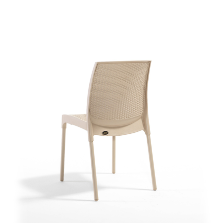 Scaun de gradina SUNNY, model ratan, antracit, 56x45x84 cm [3]