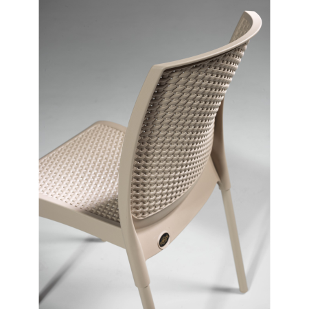 Scaun de gradina SUNNY, model ratan, antracit, 56x45x84 cm [4]