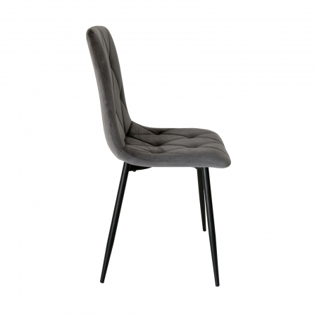 Scaune Dining - Scaun tapitat VELVET, 40x43x91 cm - ExpoMob