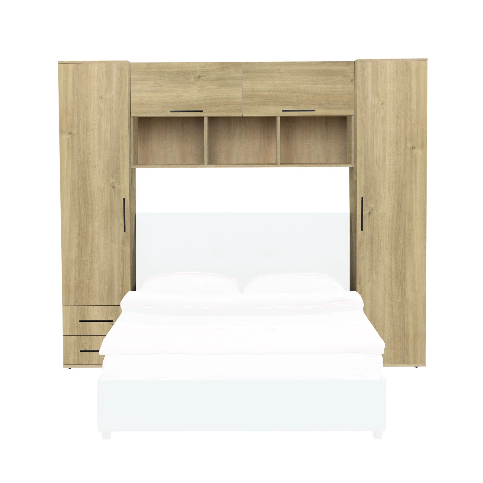 Camere de tineret - Set dormitor tineret YASMIN M1, 3 corpuri, 238x50x200 cm - ExpoMob