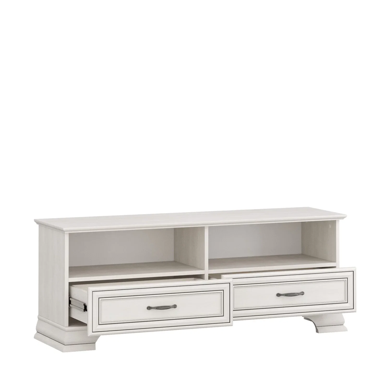 Set living TIFFANY II, 3 piese, comode TV cu 2 sertare, comoda cu 3 usi si 1 sertar, masuta de cafea, crem fineline [5]