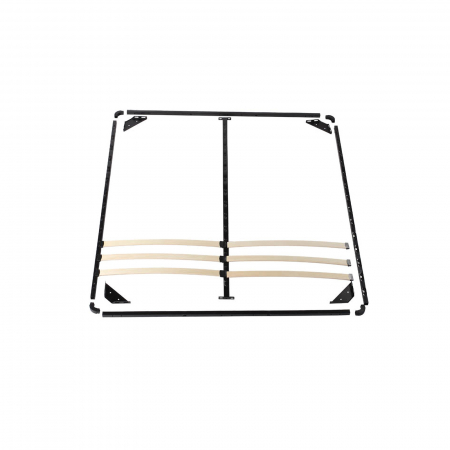 Somiere - Set somiera demontabila, cu 6 picioare H30 si lamele din plop, 160x200 cm - ExpoMob