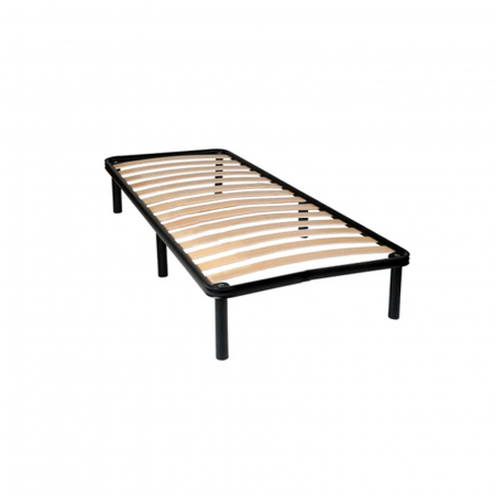 Somiere - Somiera demontabila premium, cu 6 picioare H20 si lamele din plop, 90x200 cm - ExpoMob