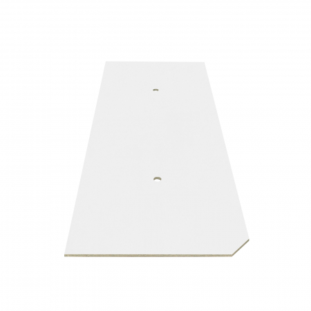 Mobilier Dormitor - Suport saltea de pat cu orificii aerisire, PAL, alb, 80x200 cm - ExpoMob