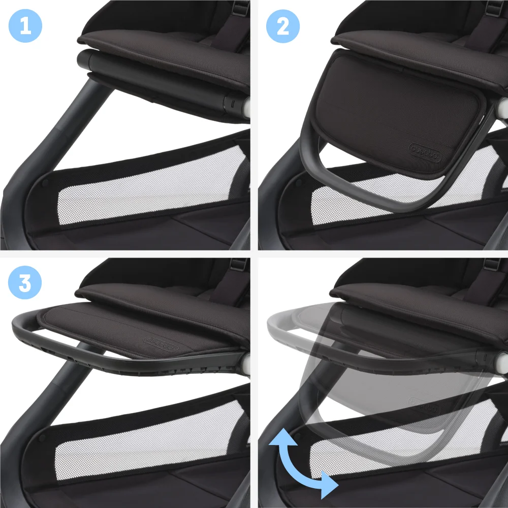 Carucior Bugaboo Dragonfly Black/Midnight Black [8]