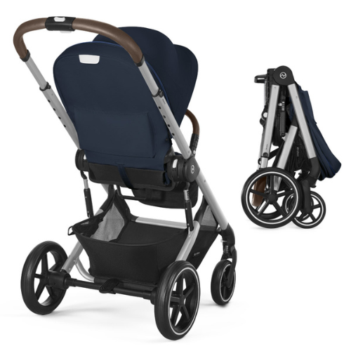 Carucior Cybex Balios S Lux 3 in 1 Silver/Ocean Blue [3]