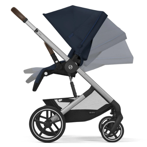 Carucior Cybex Balios S Lux 3 in 1 Silver/Ocean Blue [4]
