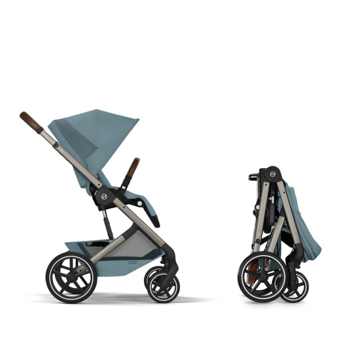 Carucior Cybex Balios S Lux 2 in 1 cu Landou Pliabil Stormy Blue2026 [9]