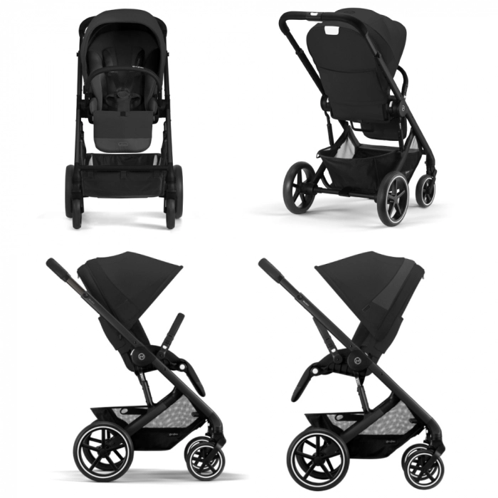 Carucior Cybex Balios S Lux 4 in 1 Fold Black/Moon Black [4]