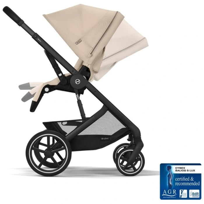 Carucior Cybex Balios S Lux 3 în 1 Black/Almond Beige – Ediție Limitată Black Friday 2025 [4]