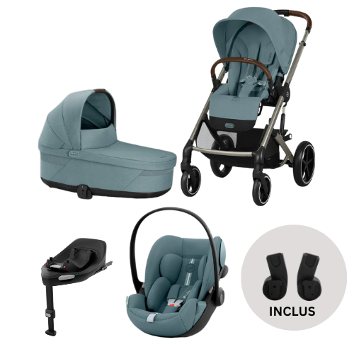 Carucior Cybex Balios S Lux 4 in 1 Taupe Stormy Blue