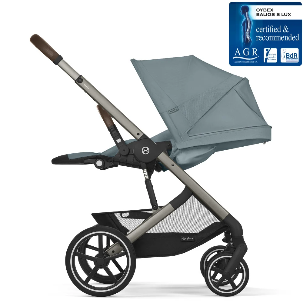 Carucior Cybex Balios S Lux 3 in 1 Taupe/Stormy Blue [4]