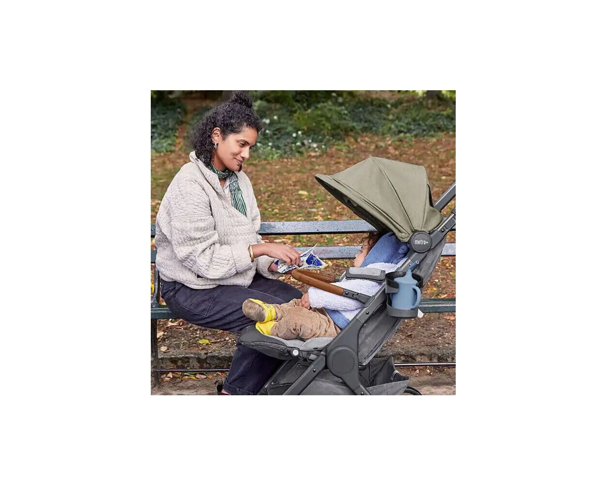 Carucior Metro+ Deluxe Ergobaby Empire State Green [6]