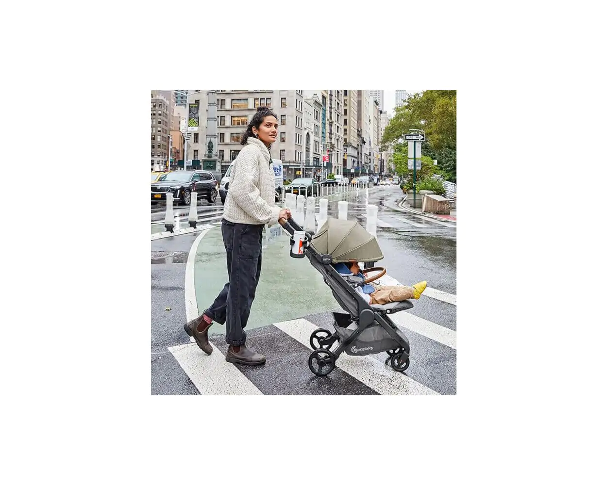 Carucior Metro+ Deluxe Ergobaby Empire State Green [7]