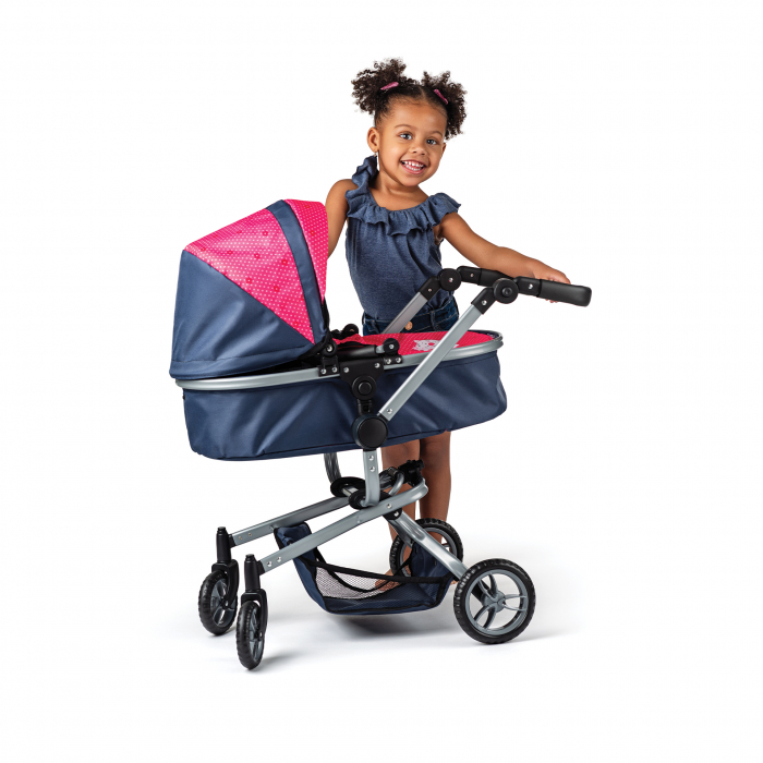 Carucior pentru papusi  multifunctional - Pisici Chichi, 2 in 1 [3]