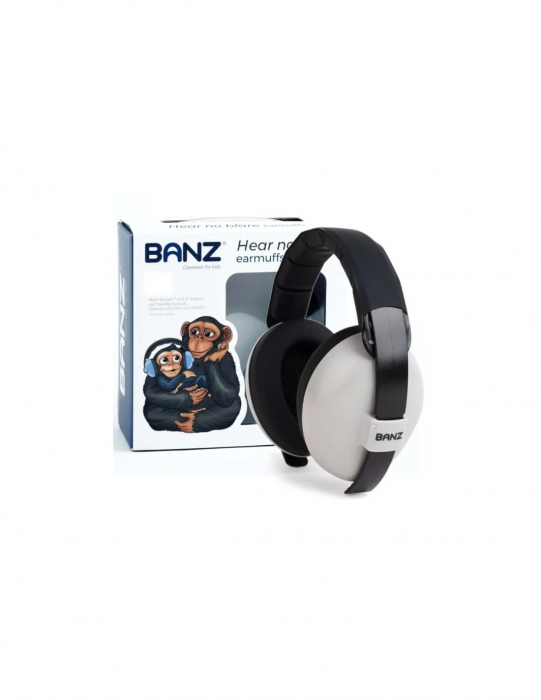 Casti Antifoane Bebelusi, Banz Bubzee, 3 - 36 Luni - Gri [3]