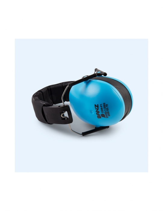 Casti Antifoane, Protectie Auz, Copii 3-10 ani, Banz Kidz - Lagoon Blue [2]