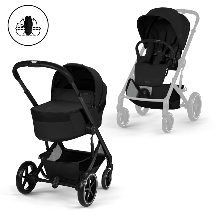CYBEX BALIOS S LUX cu Landou Pliabil BALIOS Moon Black [7]