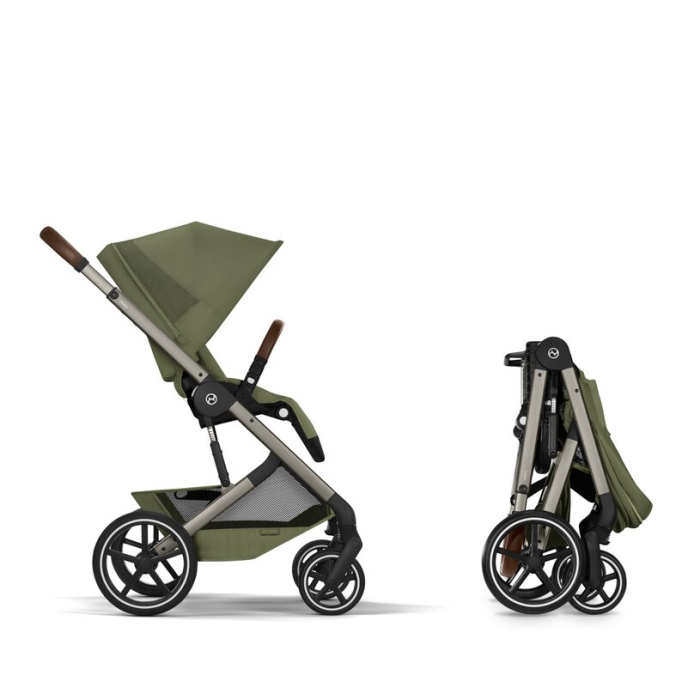 Carucior Cybex Balios S Lux 2 in 1 cu Landou Pliabil Moss Green 2026 [7]