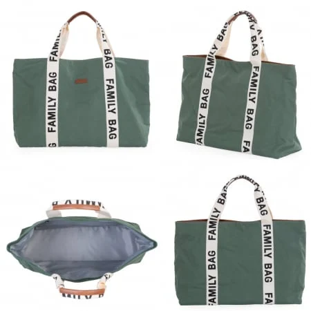 Geanta Childhome Family Bag Signature Verde [2]