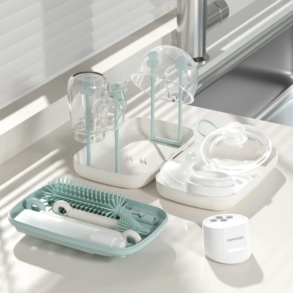 Set perii biberoane Momcozy 7 în 1 din silicon [3]