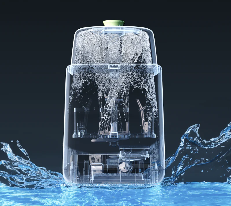 Masina de spalat si sterilizat biberoane Momcozy KleanPal Pro [12]