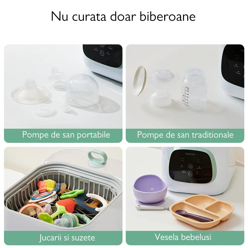 Masina de spalat si sterilizat biberoane Momcozy KleanPal Pro [8]