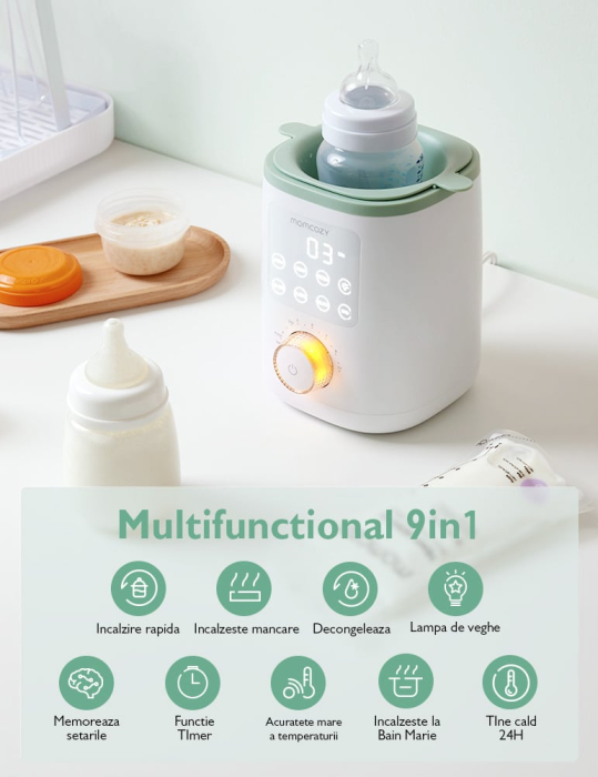 Incalzitor biberoane si mancare Momcozy Nutri Smart Analog [7]